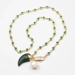 Keshi Pearl Green Macarsite - Image 3