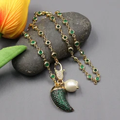Keshi Pearl Green Macarsite - Image 5