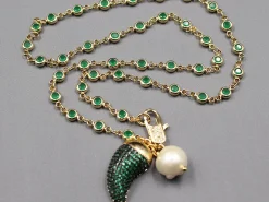 Keshi Pearl Green Macarsite