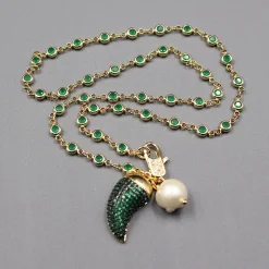 Keshi Pearl Green Macarsite