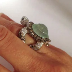 Luxury Style Carved Turtle - Image 2