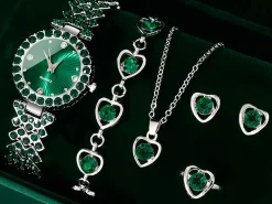 Womens Watch Jewelry Set