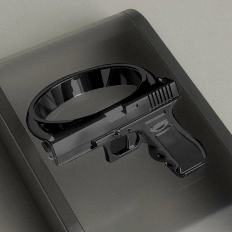 Exquisite Gun Imitation Ring alloy Gun Ring Polishing Motorcycle Cowboy Biker Punk Men Women Cool rings for men women