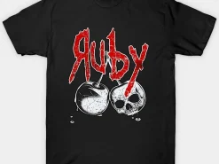 Cherry Skull Design Urban T-Shirt