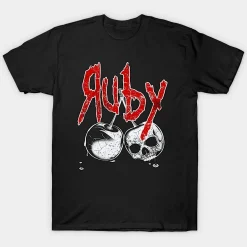 Cherry Skull Design Urban T-Shirt