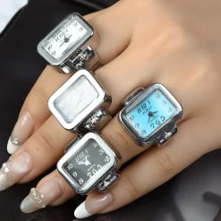 Watch Rings Elastic Strap Retro Quartz - Image 3